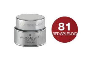 Gel couleur 81 red splendid Glamour Nails 5ML