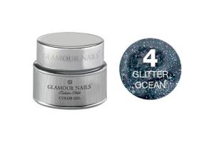 Gel glitter 04 ocean Glamour Nails 5ML