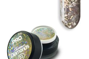 Gel holographique Shimmer Diamonds n°3 Mollon Pro Gel holographique Shimmer Diamonds n°3 Mollon Pro