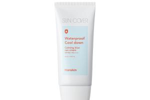 Hanskin - Sun Cover Waterproof Cool Down Crème Solaire Bleue...