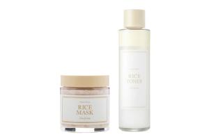 I'm From - Rice Toner - 150ml (1ea) + Rice Mask - 110g (1ea) Set