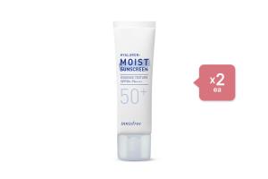 innisfree Hyaluron Moist Sunscreen SPF50+ PA++++ - 50ml (2ea) Set innisfree Hyaluron Moist Sunscreen SPF50+ PA++++ - 50ml (2ea) Set