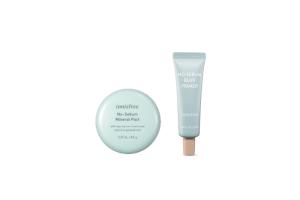 innisfree - No Sebum Blur Primer (1ea) + No Sebum Mineral Pact...