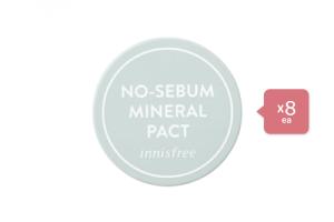 innisfree - No Sebum Mineral Pact (8ea) Set