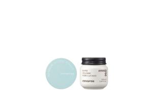 innisfree - No-Sebum Mineral Powder (New Version) - 5g (1ea) + Super Volcanic Pore Clay Mask - 100ml (1ea) Set