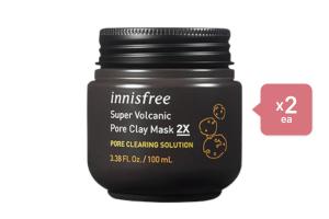 innisfree - Super Volcanic Pore Clay Mask 2X (2ea) Set