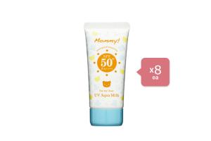 ISEHAN Kiss Me Mommy UV Aqua Milk SPF50+ PA++++ - 50g (8ea) Set