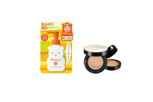 ISEHAN - Kiss Me Mommy UV Mild Gel SPF33 PA+++ - 100ml X Jung Saem Mool - Essential Skin Nuder Cushion - 14g+14g - Medium-Deep ISEHAN - Kiss Me Mommy UV Mild Gel SPF33 PA+++ - 100ml X Jung Saem Mool - Essential Skin Nuder Cushion - 14g+14g - Medium-Deep