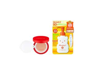 ISEHAN - Kiss Me Mommy UV Mild Gel SPF33 PA+++ - 100ml X MISSHA - Velvet Finish Cushion SPF50+ PA+++ - 15g - 23