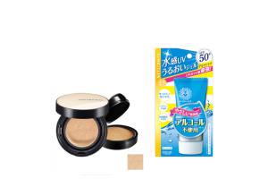 ISEHAN - Kiss Me Sunkiller Perfect Water Essence SPF50+ PA++++ - 50g X Jung Saem Mool - Essential Skin Nuder Cushion - 14g+14g ISEHAN - Kiss Me Sunkiller Perfect Water Essence SPF50+ PA++++ - 50g X Jung Saem Mool - Essential Skin Nuder Cushion - 14g+14g