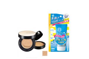 ISEHAN - Kiss Me Sunkiller Perfect Water Essence SPF50+ PA++++ - 50g X Jung Saem Mool - Essential Skin Nuder Cushion - 14g+14g ISEHAN - Kiss Me Sunkiller Perfect Water Essence SPF50+ PA++++ - 50g X Jung Saem Mool - Essential Skin Nuder Cushion - 14g+14g