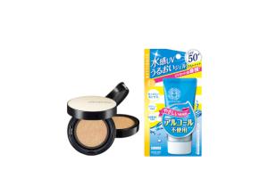 ISEHAN - Kiss Me Sunkiller Perfect Water Essence SPF50+ PA++++ - 50g X Jung Saem Mool - Essential Skin Nuder Long Wear Cushion