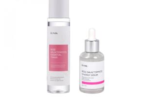 iUNIK Rose Galactomyces Evening Skin Tone Set