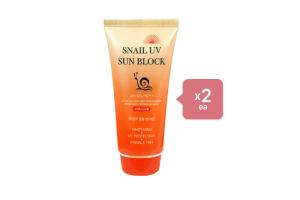 Jigott - Snail UV Sun Block SPF50+ PA+++ (2ea) Set