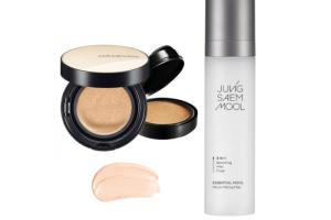 JUNGSAEMMOOL - Essential Skin Nuder Cushion SPF50+ PA+++ (With Refill) - 14g+14g - 17 Fair-Pink (1ea) + Essential Mool Micro...
