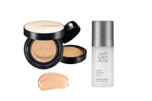 JUNGSAEMMOOL - Essential Skin Nuder Cushion SPF50+ PA+++ (With Refill) - 14g+14g - 19 Pink-Light (1ea) + Essential Mool Micro...