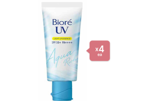 Kao - Biore - Set UV Aqua Rich Light Up Essence (4ea)