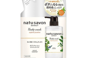 Kose - Softymo Natu Savon Sélectionnez la recharge de gel douche - Apple & Jasmine - 360ml