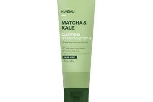 KUNDAL - Gommage capillaire purifiant au sel marin, matcha et chou kale - 200g - Herb Mint