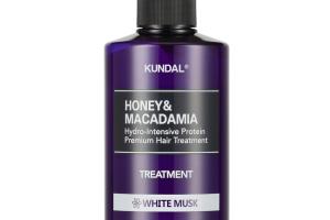 KUNDAL - Traitement capillaire aux protéines de miel et de macadamia - 500ml - White Musk KUNDAL - Traitement capillaire aux protéines de miel et de macadamia - 500ml - White Musk