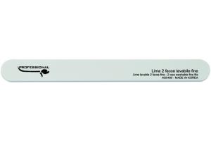 Lime double face lavable blanche - grains fins 400/400
