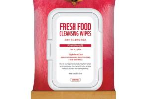Lingettes nettoyantes à la grenade Fresh Food Farm Skin