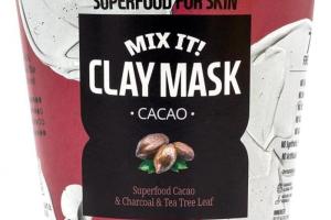 Masque purifiant et revitalisant argile & cacao Superfood Farm Skin