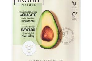 Masque visage hydratant Avocat & Acide hyaluronique Natural Extract Iroha Nature