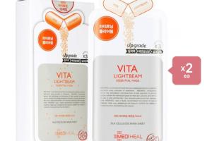 Mediheal Vita Lightbeam Essential Mask EX. - 1pack (10pcs) (2ea) Set