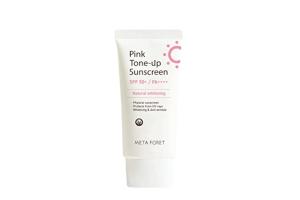 META FORET - 12PM Pink Tone Up Crème Solaire SPF 50+ PA++++ - 50ml