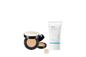MISSHA - All-Around Safe Block Aqua Sun SPF50+ PA++++ (New version of All-Around Safe Block Aqua Sun Gel ) - 50ml X Jung Saem...