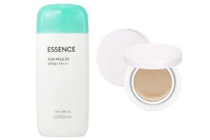 MISSHA All Around Safe Block Essence Sun Milk EX - 70ml (SPF50+ PA+++) (1ea) + Magic Cushion Cover Lasting - 15g (SPF50+...