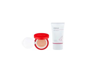 MISSHA - All Around Safe Block Essence Sun SPF45 PA+++ - 50ml X MISSHA - Velvet Finish Cushion SPF50+ PA+++ - 15g - 21 MISSHA - All Around Safe Block Essence Sun SPF45 PA+++ - 50ml X MISSHA - Velvet Finish Cushion SPF50+ PA+++ - 15g - 21