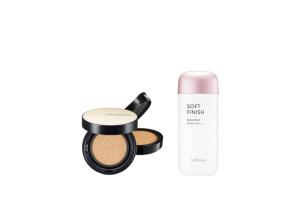 MISSHA - All-Around Safe Block Soft Finish Sun Milk SPF50+ PA+++ - 70ml X Jung Saem Mool - Essential Skin Nuder Long Wear...