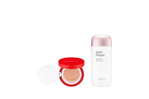 MISSHA - All-Around Safe Block Soft Finish Sun Milk SPF50+ PA+++ - 70ml X MISSHA - Velvet Finish Cushion SPF50+ PA+++ - 15g - 23