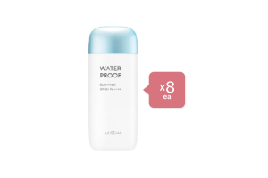 MISSHA All-Around Safe Block Waterproof Sun Milk - 70ml (8ea) Set