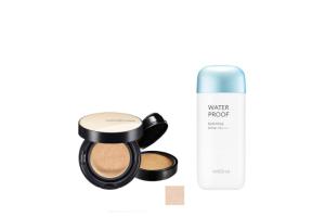 MISSHA - All-Around Safe Block Waterproof Sun Milk SPF 50+/PA++++ - 70ml X Jung Saem Mool - Essential Skin Nuder Cushion -... MISSHA - All-Around Safe Block Waterproof Sun Milk SPF 50+/PA++++ - 70ml X Jung Saem Mool - Essential Skin Nuder Cushion -...