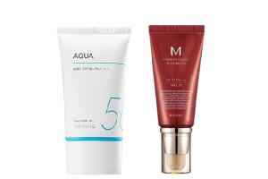 Missha Aqua Sun X M Perfect Cover BB cream # 21 Set