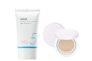 Missha Aqua Sun X Magic Cushion Cover Lastng # 21 Set