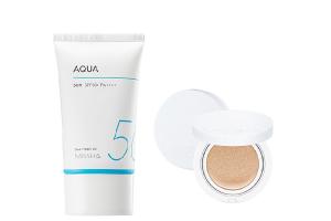 Missha Aqua Sun X Magic Cushion Moist Up Medium Beige Set Missha Aqua Sun X Magic Cushion Moist Up Medium Beige Set