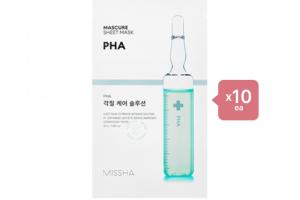 MISSHA Mascure Solution Sheet Mask - PHA - 1pc (10ea) Set