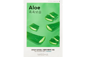 MISSHA - Masque en tissu léger et ajusté - Aloe vera - 20ea*19g