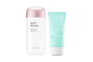 Missha Soft Finish Sun Milk X A'pieu Hero Sunscreen Set B