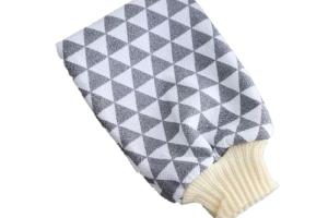 MissLady - Body Scrub Bath Mitt - 1pièce - Grey / White