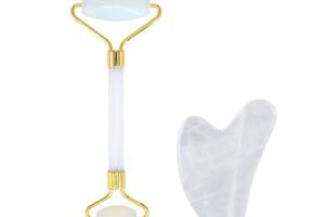 MissLady - Face Roller with Scraping Board Gua Sha Massage...