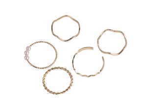 MsBlossom - Anneaux Ensemble - 1set(5pièces) - Gold (Open Ring x...