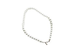 MsBlossom - Faux Pearl Choker - 1pièce - White