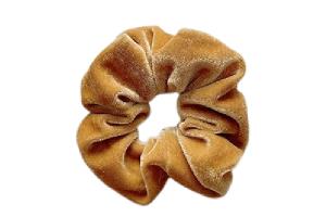 MsBlossom - Velvet Hair Tie - 1pièce - Camel