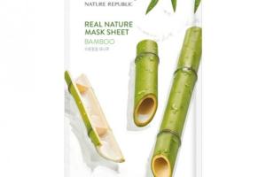 NATURE REPUBLIC - Masque en feuille Real Nature - Bamboo - 1pièce