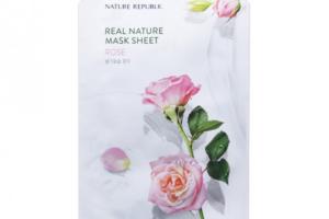 NATURE REPUBLIC - Masque en feuille Real Nature - Rose - 1pièce